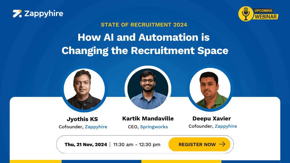 How AI and automation is Changing the Recruitment Space -webinar